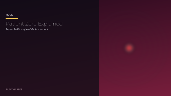 Taylor Swift Patient Zero Single + VMAs Moment Explained Taylor Swift Patient Zero cover